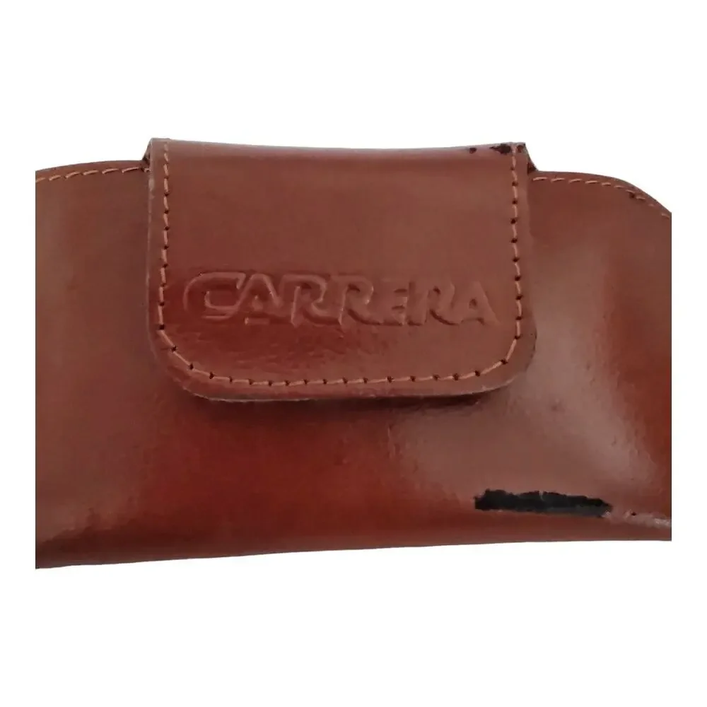 CARRERA Black Sunglasses Leather Case Lense Cloth Designer Luxury Accessories